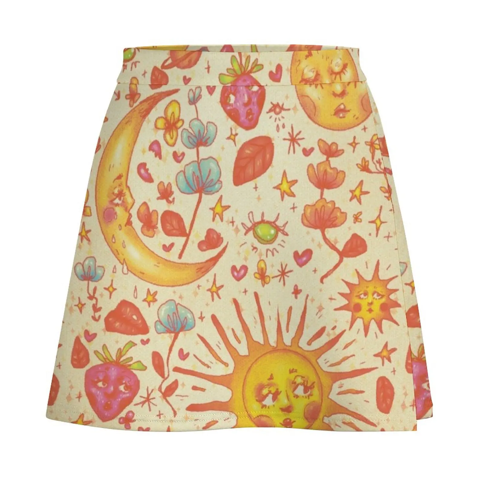 Celestial Spring Mini Skirt women's clothing summer 2025 novelties fairy core Mini Skirt