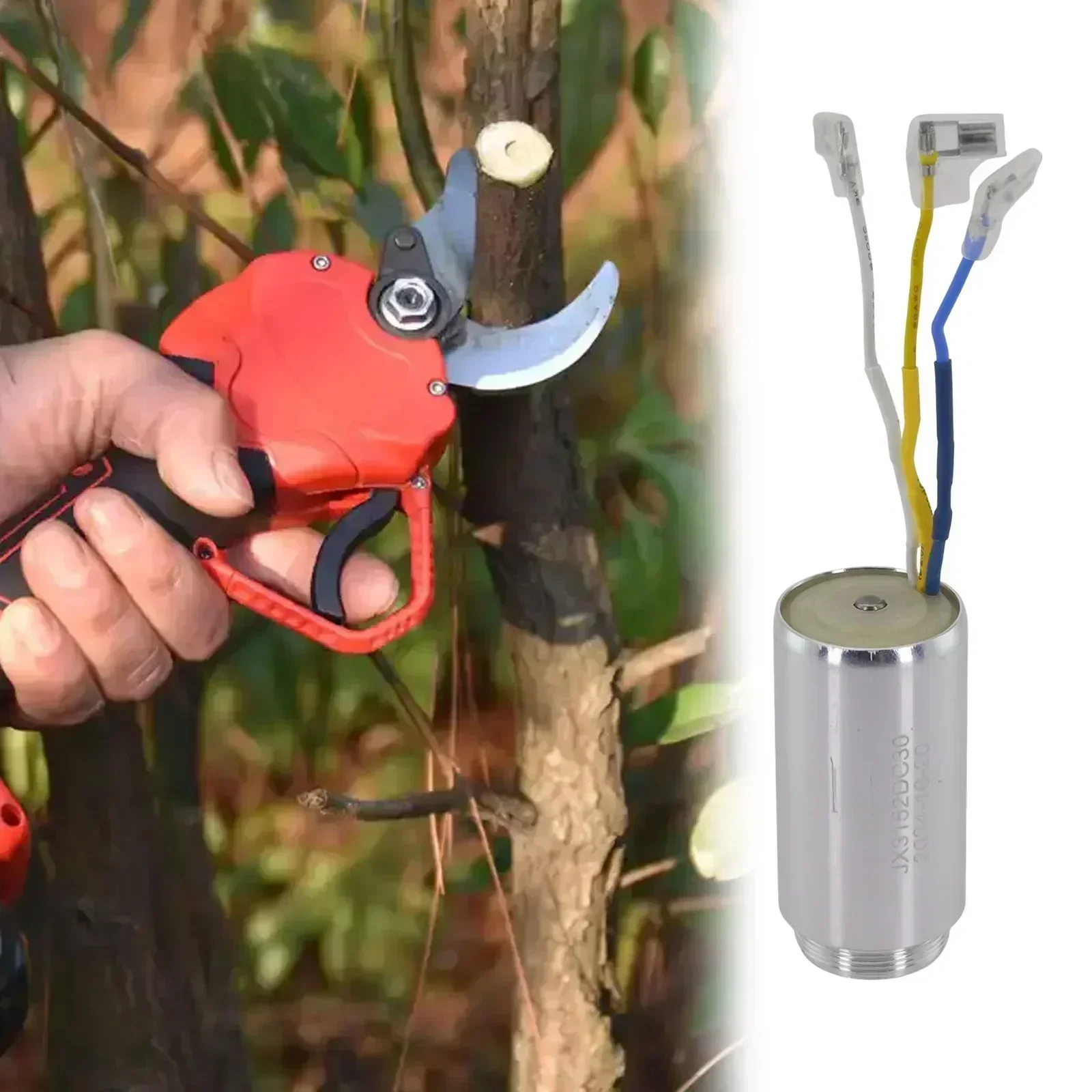 

Беспроводные ножницы для ветвей, садовые мероприятия, резак для ветвей на батарейках, модель 3,0, двигатель, эргономичная ручка