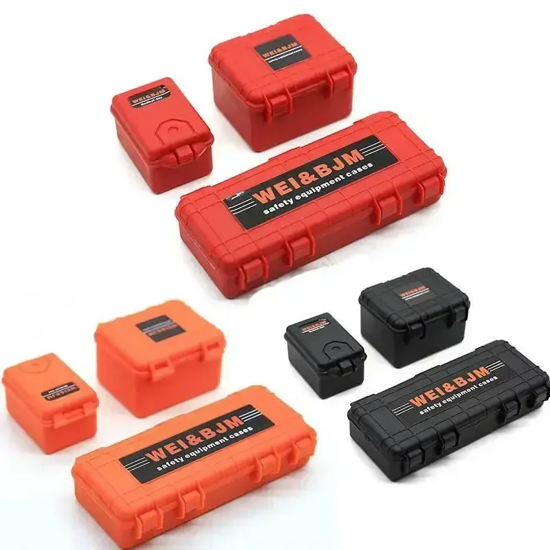 3Pcs Plastic Storage Box Decoration Tool for 1/10 RC Crawler Car Axial SCX10 90046 Traxxas TRX-4 TRX-6 MST Recat