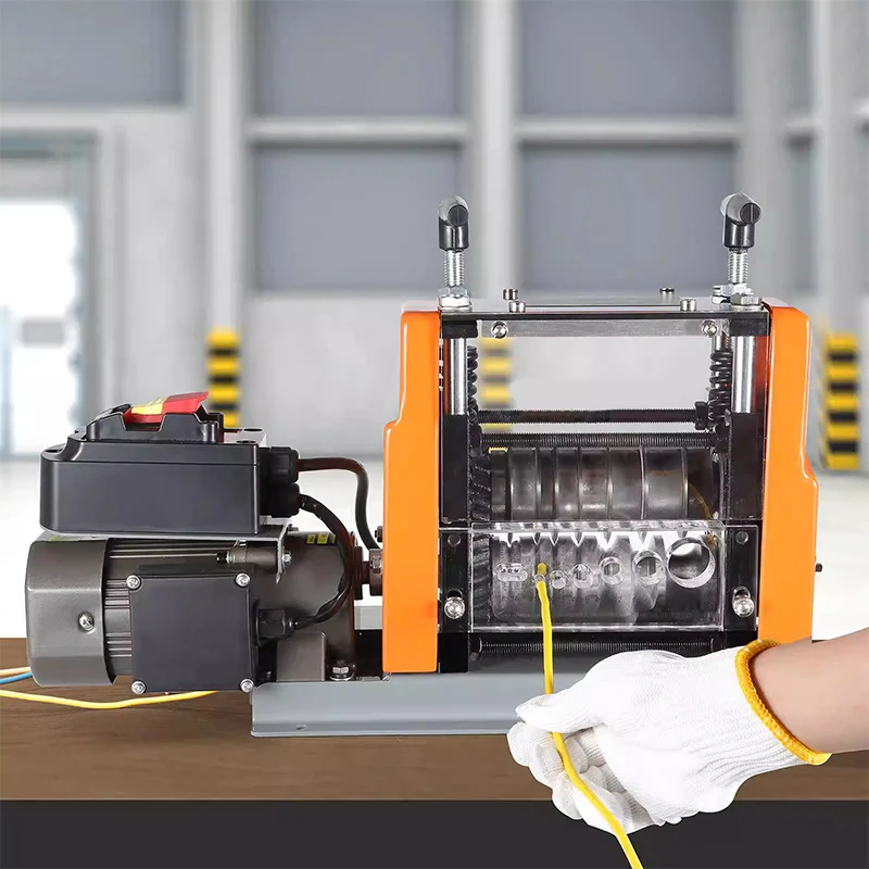 60W Wire Stripper 1.5-25mm Visual Stripping Depth 7-Hole Mold Suitable for Recycling Copper Wire from Scrap Cables