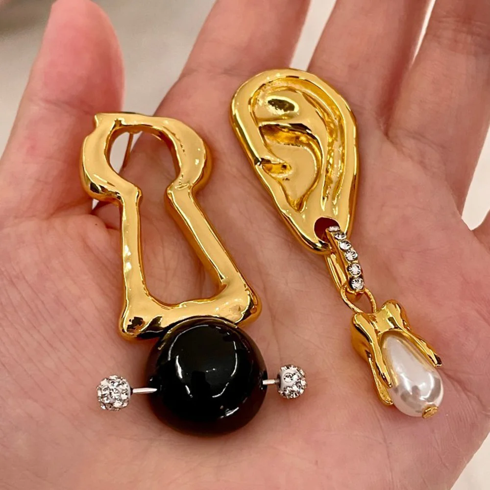 

Women Vintage Ear Nose Stud Exaggerated Trendy Earrings Style Body Shape Delicate Jewelry Gifts Deluxe