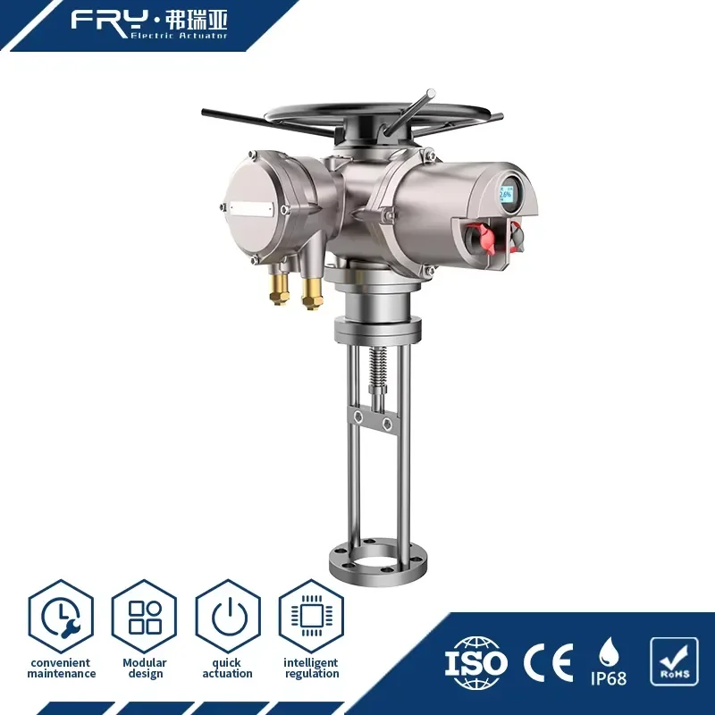 

Electric Linear Motion Motorized Actuator IP68 Heavy Motor Control Proportional Valve for Water Treatment