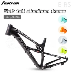 2024 XC Full Suspension MTB Bike Frame 26 27.5 16inch 27.5er Aluminum Alloy Downhill Enduro Mountain Bike Shock Absorber