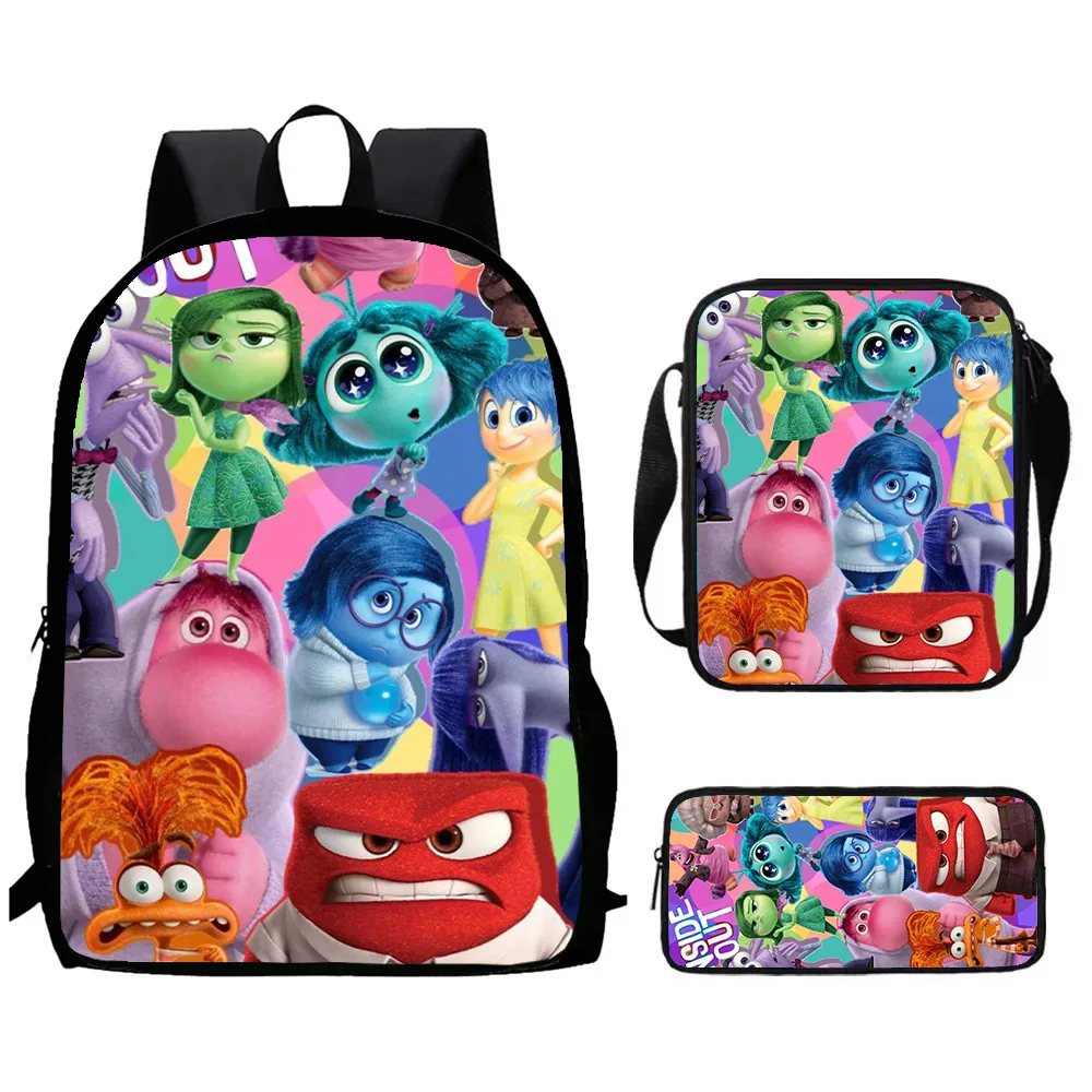 

Cartoon Inside Out Child School Backpack With Shoulder Bags Pencil Bags For Kindergarten,Light Weight School Bags For Boys Girls