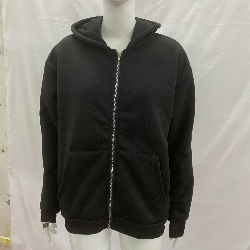 面白いクロスプリントのぬいぐるみ帽子、原宿スタイルの特大ジッパー付きパーカー、2026年Y2K風の春服（男女兼用）