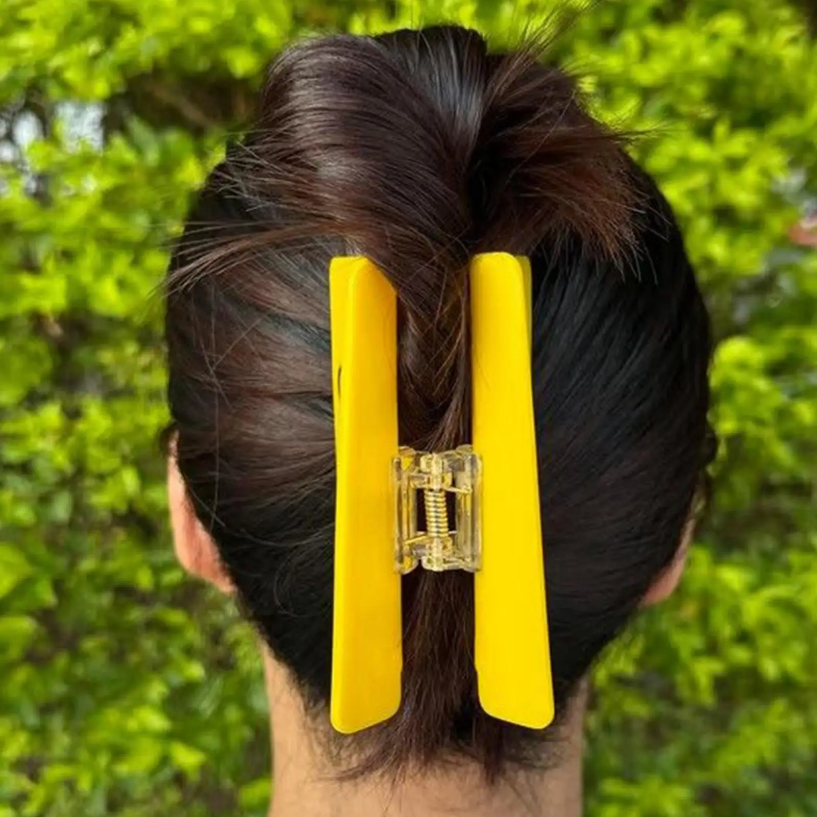 Caution Overstimulated Hair Clip 3.94 Inch Anti-Slip Hairstyling Supplies Strong Hold Hair Clips for Women Girls Students