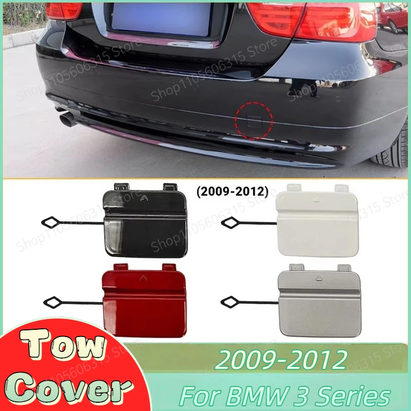 For 09-12 BMW 3 Series E90 Rear Bumper Trailer Cover Traction Hook Hole Cover 51127202673