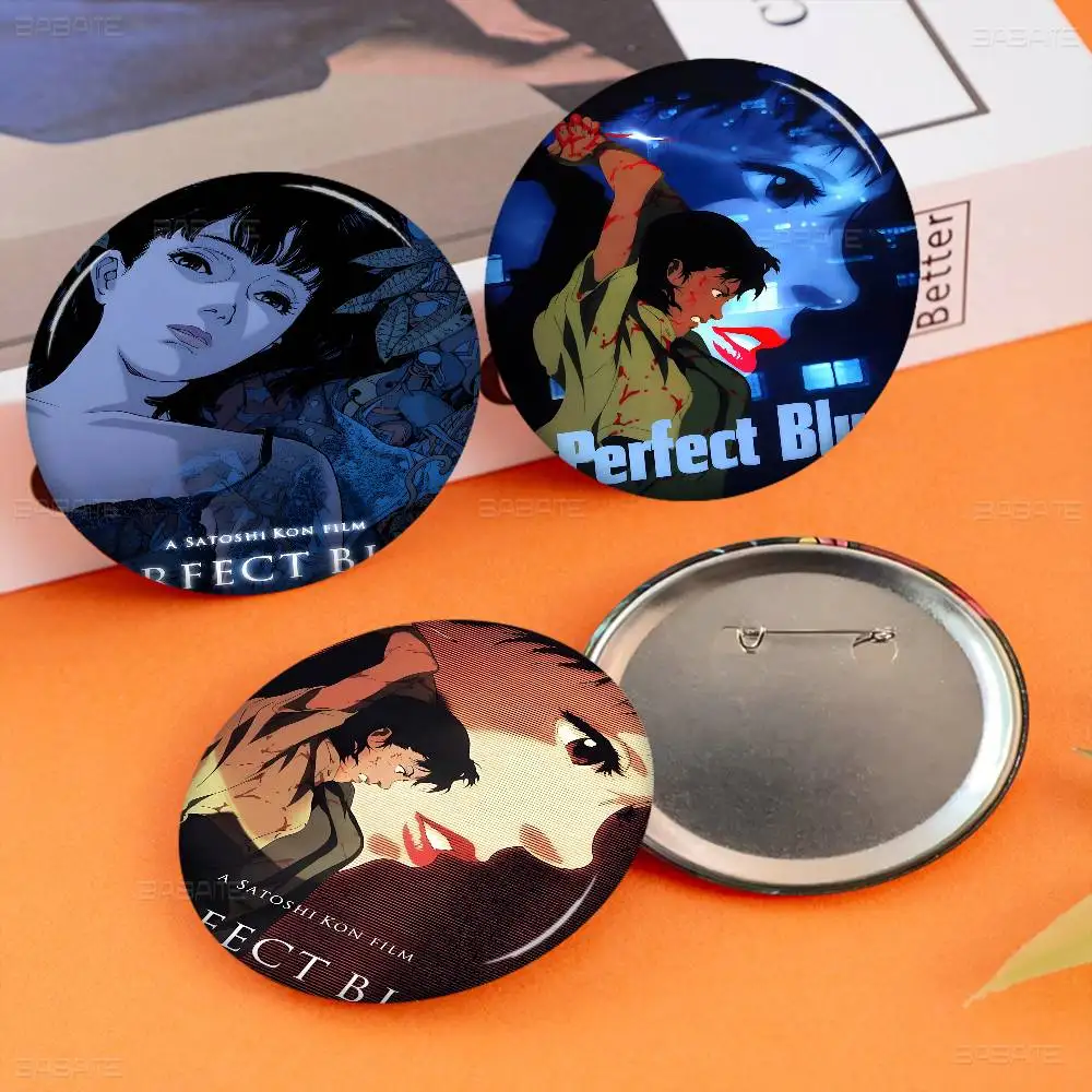 

Anime Kon Satoshi Perfect Blue Anime Button Pin Handmade Brooch For Clothes Badge Backpack Decoration Jewelry Accessories