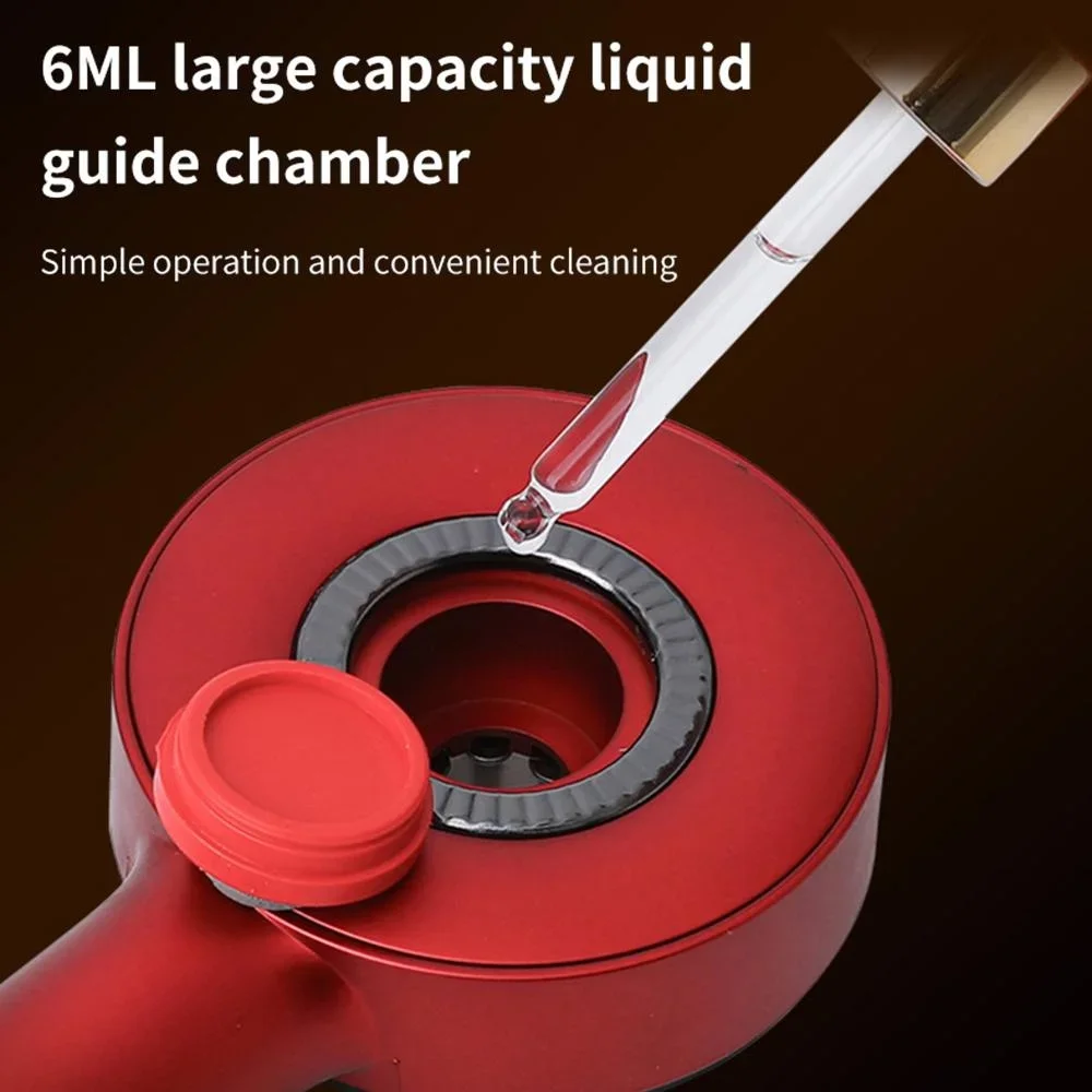 مشط تدليك الاهتزاز الكهربائي بالضوء الأحمر لزيت فروة الرأس مدلك الرأس لنمو الشعر ومضاد للتساقط