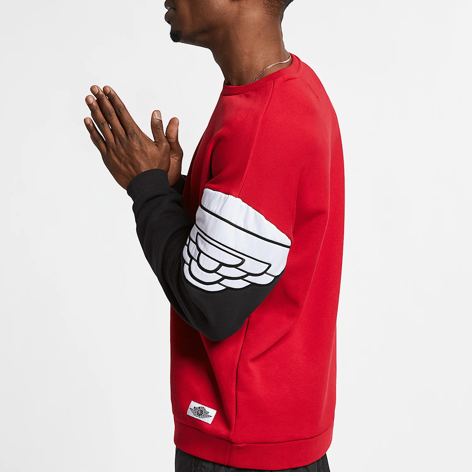 Nike genuine JORDAN WINGS CLASS men's round neck top hoodie AO0427-687