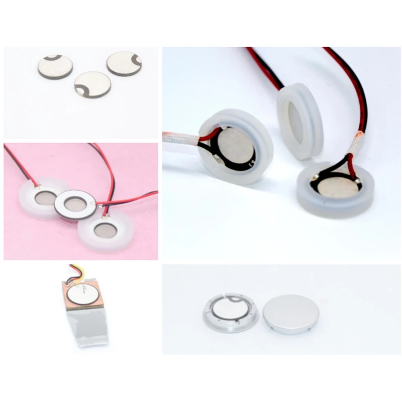 Cakram Keramik Pembuat Kabut Ultrasonik Universal 16Mm untuk Suku Cadang Pengganti Pelembap Rumah Tangga Mudah Dipasang Dropship