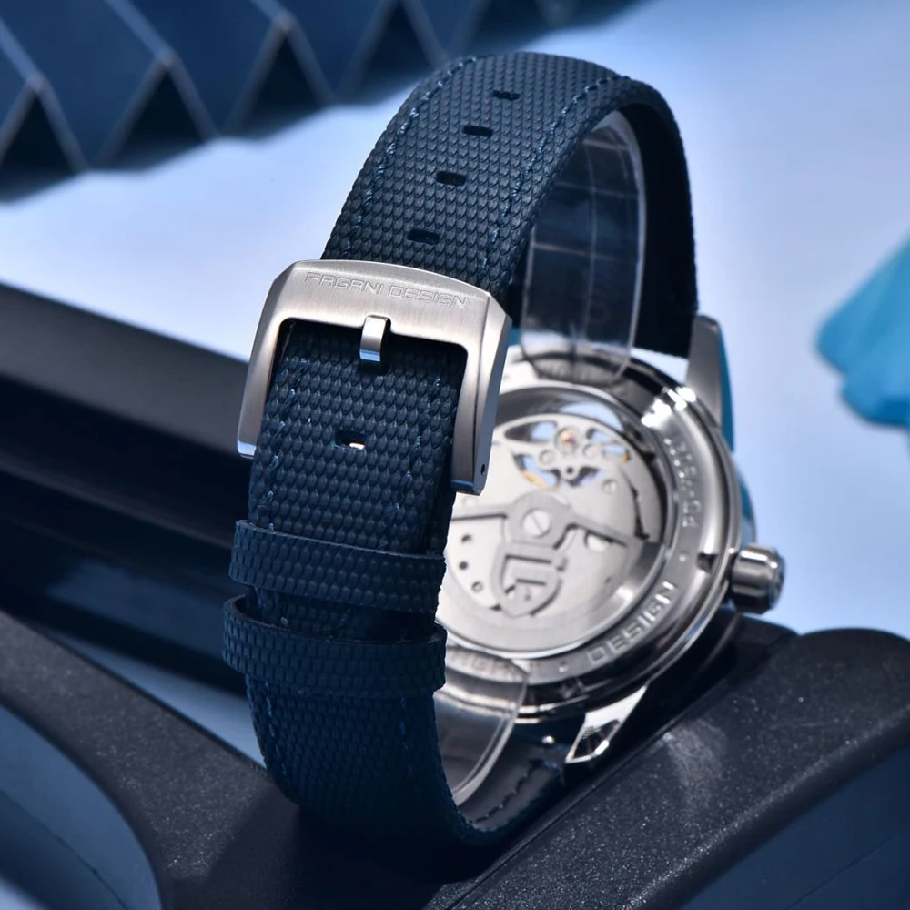 Men's Automatic Mechanical Watch with Moon Phase