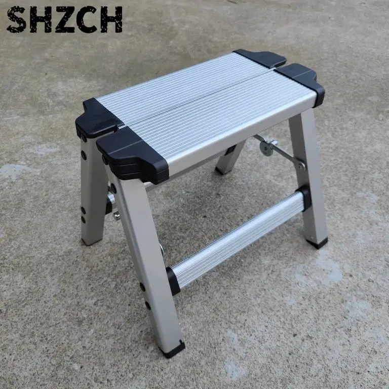 Military Training Aluminum Alloy Folding Stool Light Subway Small Seat Fishing Portable One-step Stool