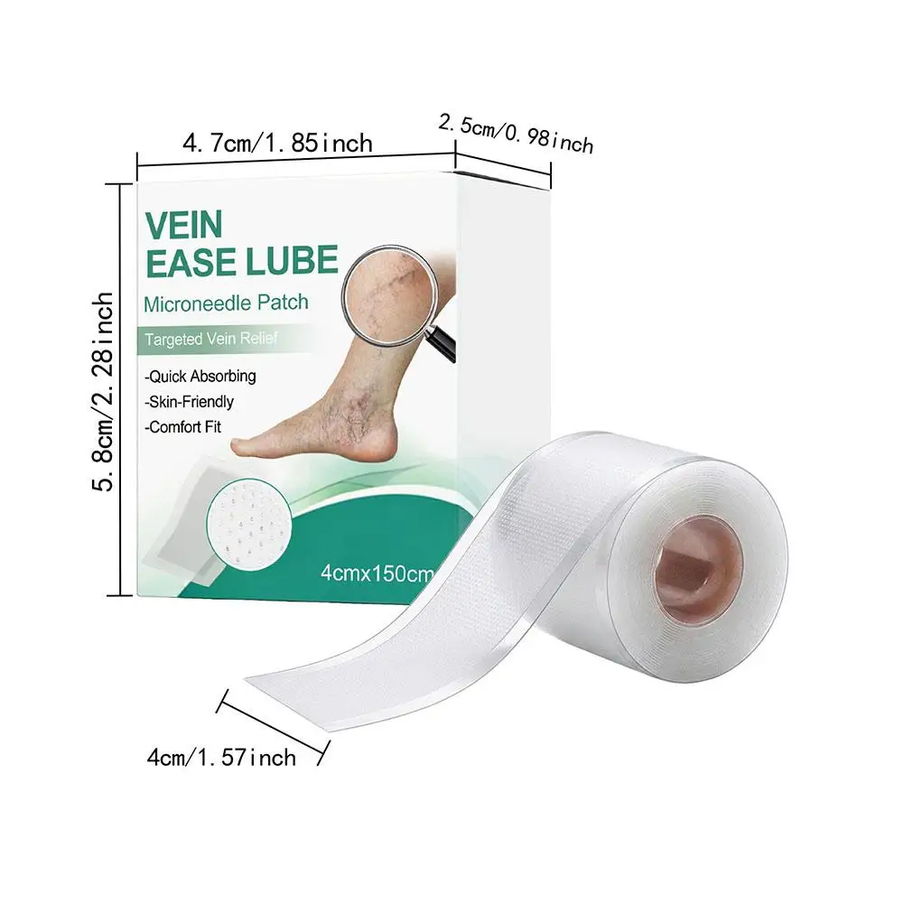Vein Target Microneedle Patch Eliminates Varicose Veins Improves Blood Circulation for Earthworm Legs Treatment Enhance Veins - view 6