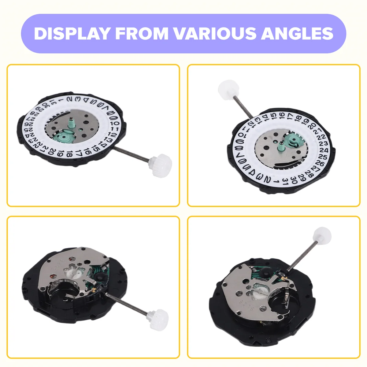 

Механизм часов A06K, механизм с тремя стрелками, кварцевый механизм часов, SL28 для аксессуаров для ремонта часов для мужчин (один календарь)