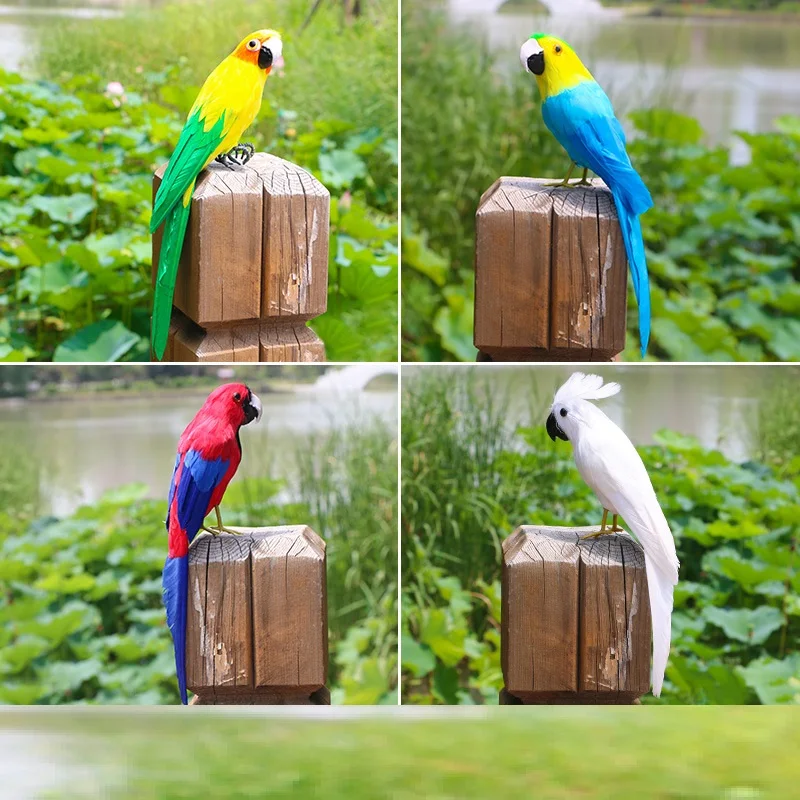 

Foam&Feathers Beautiful Parrot Bird Model Handicraft Ornaments Home Garden Decoration Photography Props Toy Gift a2066