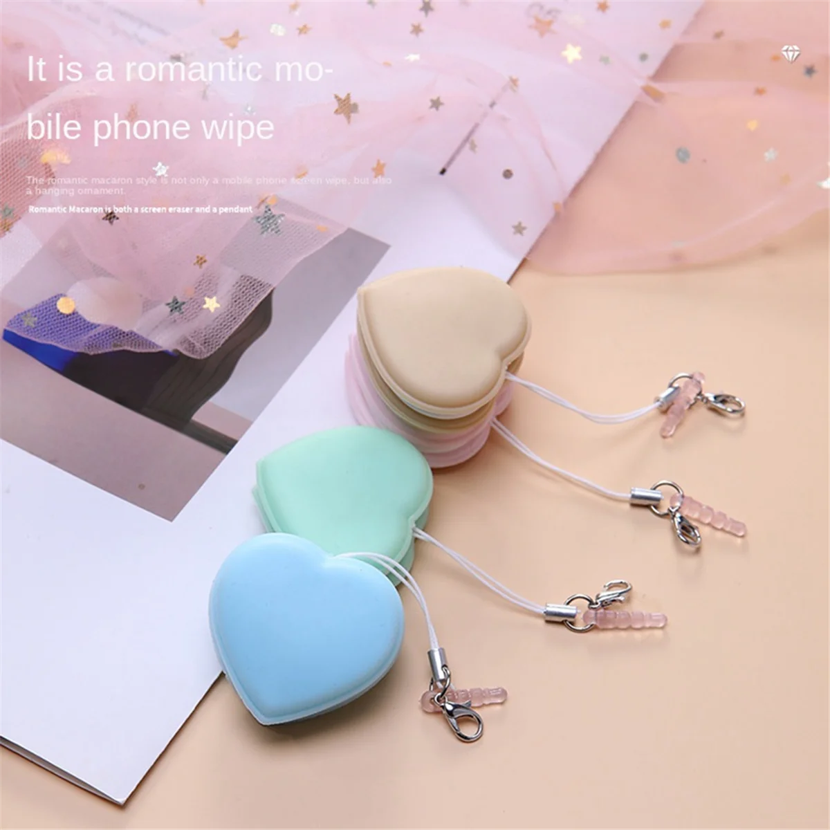 

screen and eyeglass brush Macaron Phone Screen Cleaning, Macaron Mobile Phone Screen Cleaning Ball,