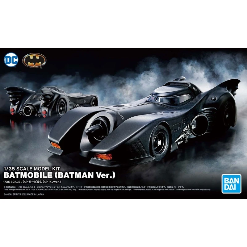 

Bandai Original 1/35 BATMOBILE (BATMAN Ver. ) Ryuki Joints Movable Action Figure Assembly Model Kit Toys Gifts For Children