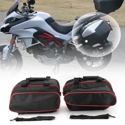 Novos sacos de bagagem da motocicleta para ducati multistrada 1200 2015-2019 preto sacos internos para ducati multistrada 1260 950 2017-2019