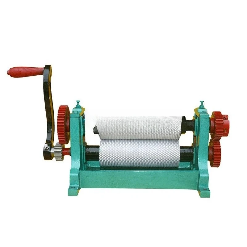 #￥310mm/4.9mm Beeswax Foundation Rollers Machine Aluminum Alloy Precision Embossing Roller Easy Demould Custom Printing Machine