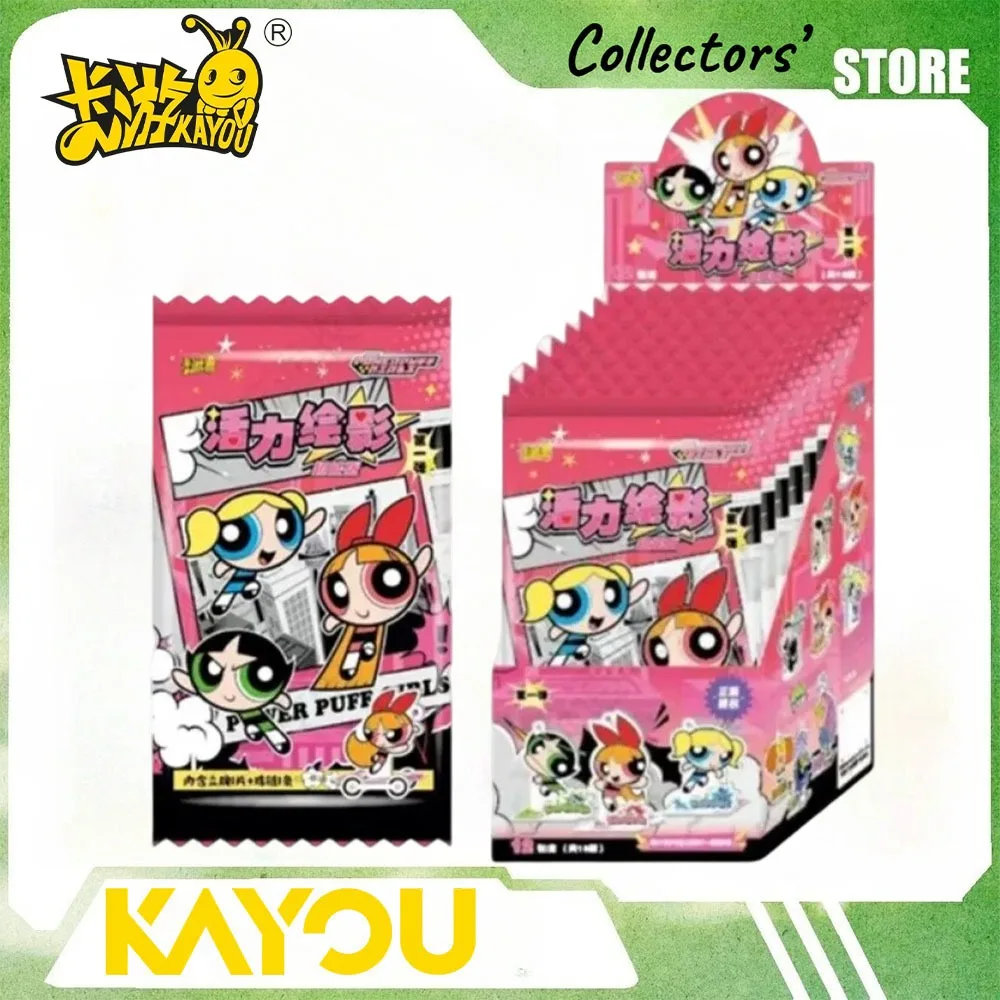 KAYOU Official Authentic The Powerpuff Girls Acrylic Stand Vitality Painting Series Vol.1 Cute Cartoon Character Ornament Anime