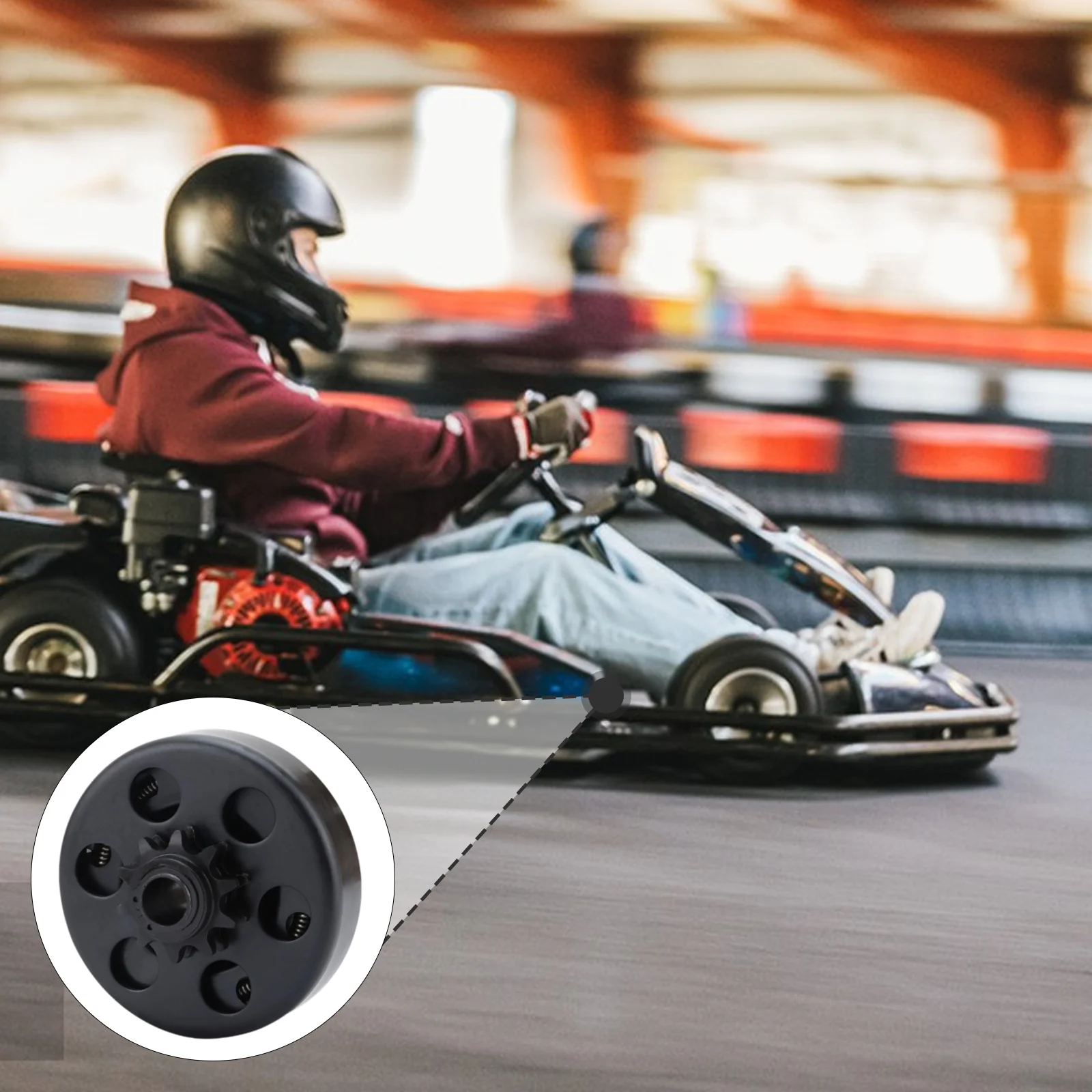 Go Kart Clutch Dry Type Clutch 420 Chain Upgrade 10 Tooth Centrifugal Clutch for Mini Bikes Go Kart Fun Kart Engine Accs