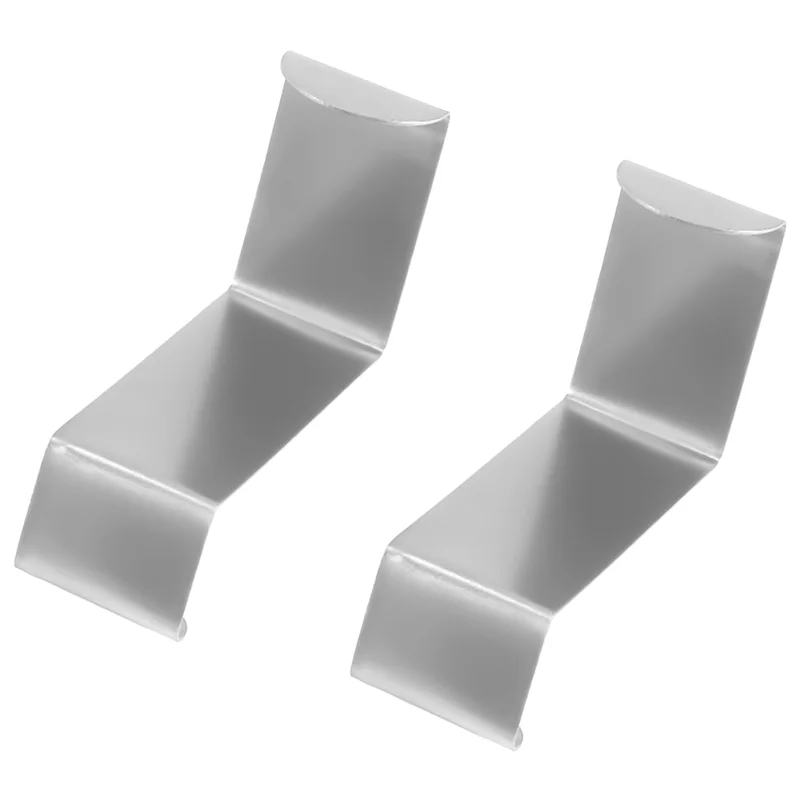 

A23P 2 шт. крючок для задней двери из нержавеющей стали, кухонный шкаф, вешалка для одежды, вешалка для домашнего хранения, органайзер, крючки для подвешивания серебристого цвета Ho