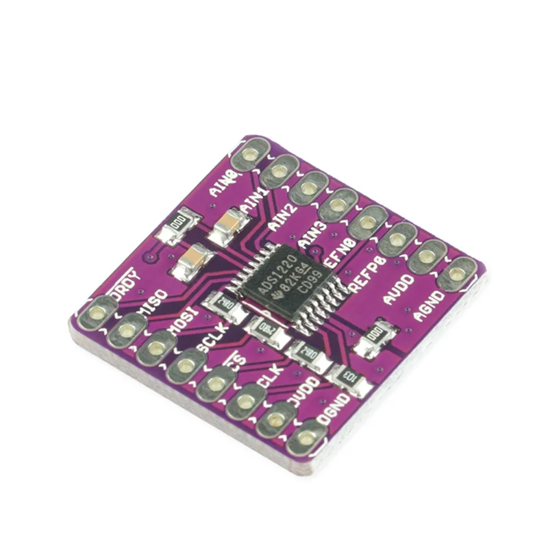 【SURPRISE】4X CJMCU-1220 ADS1220 ADC 24 Bit A/D Converter Module I2C Low Power 24 Bit Analog-To-Digital Converter Sensor Module