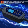 Feyree 휴대용 EV 충전기 TS-NACS 커넥터, 스마트 앱 와이파이 포함, 모든 테슬라 모델용 고출력 EV 월박스, 32A, 최대 50A, 12KW 6