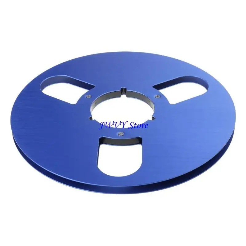 573a Metal Takeup Reel Opening Machine Parts 3 Hole 1/4 10 inch lege voor om een ​​tape -recorder te ringen