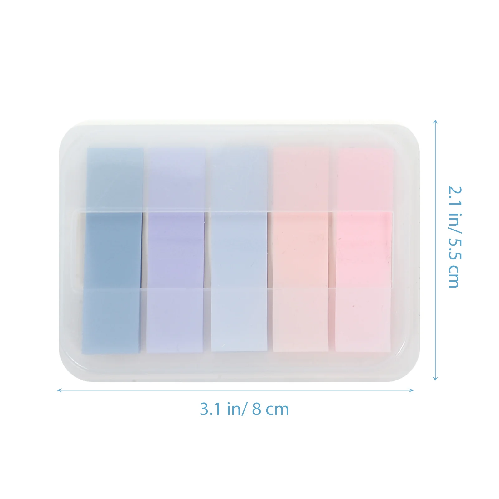 6 set di linguette pratiche colorate materiale per animali domestici strisce di lettura resistenti all'usura segnalibri evidenziatori forniture per ufficio strisce di lettura