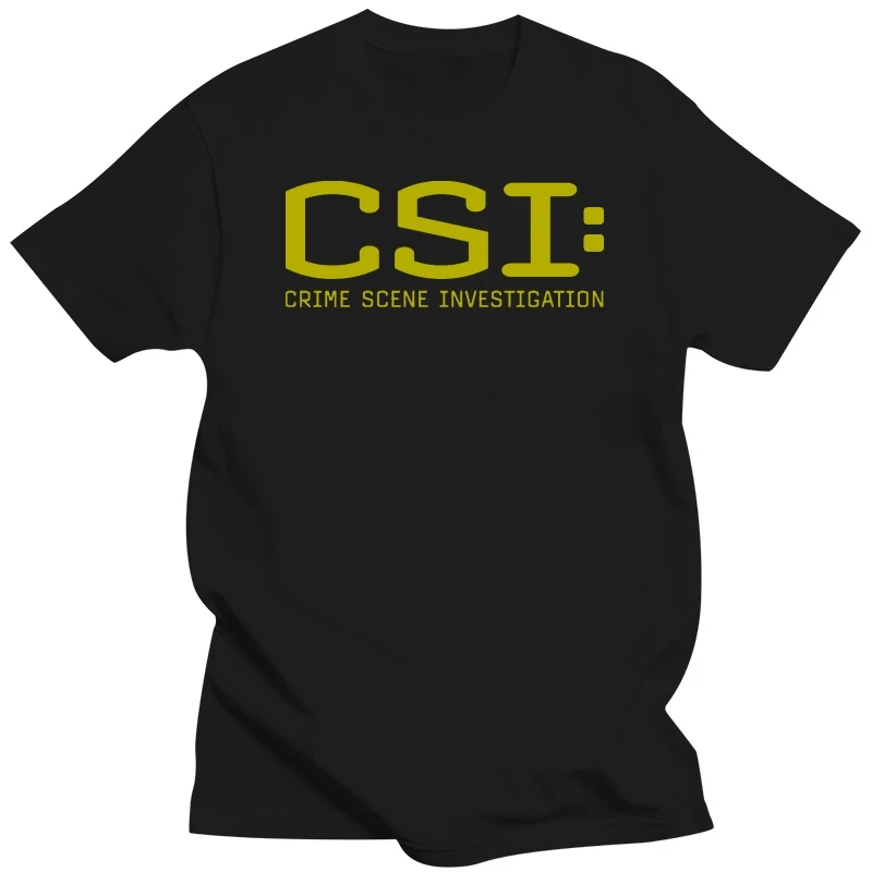 CSI Crime Scene Investigation LOGO Licensed Adult T-Shirt All Sizes