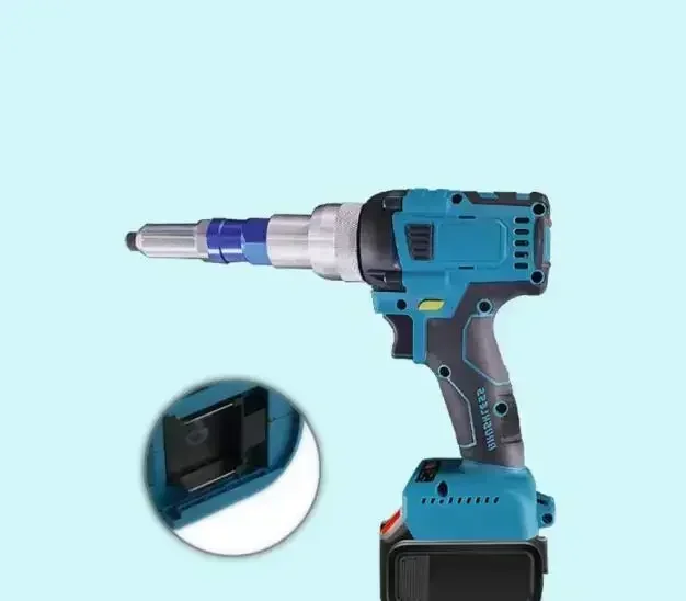 For Makita 18V Battery Electric Riveter Gun Brushless Screwdriver Applicable Rivet 2.4-4.8mm Wireless Riveting Tool (No Battery)