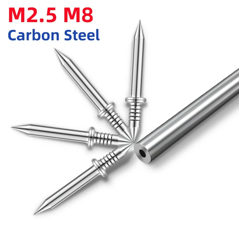 Double Head Nails Seamless Nails Skirting Thread Seamless Nail Without Marks Metal Rust-Proof Nail Wood No Trace Fixator