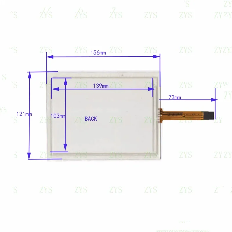 

6.5 inch /6.4 inch 4:3 four wire resistive touch screen 156*120 machines Industrial Medical equipment touch screen