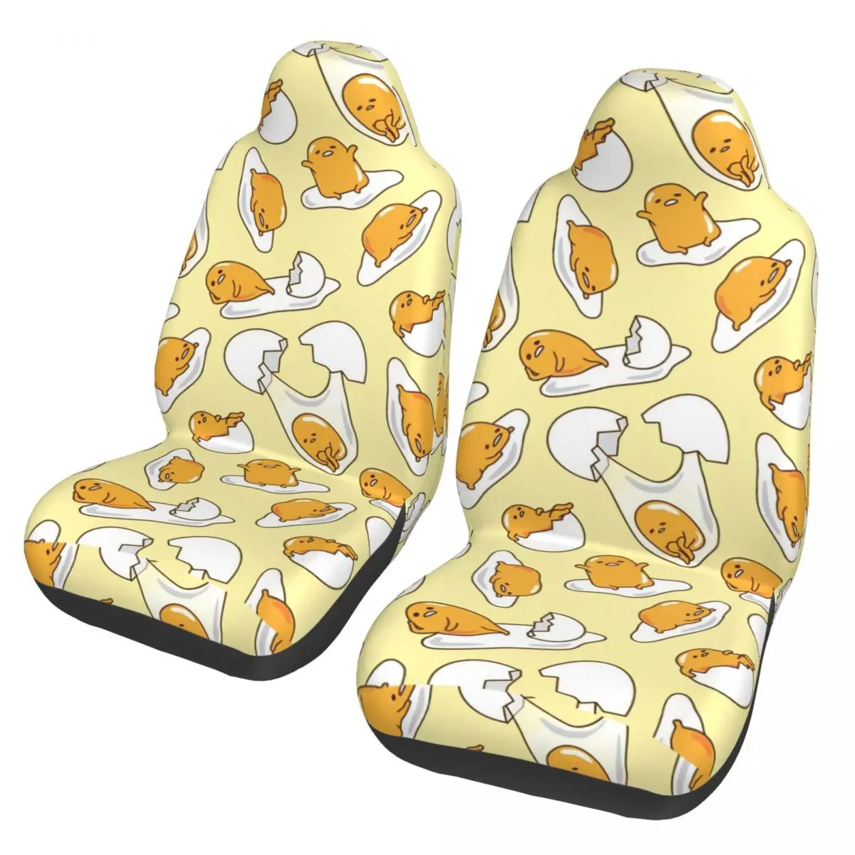Gudetama Cute Egg Cartoon Universal Car Seat Cover for most cars For SUV Car Seat Protector Fabric Hunting