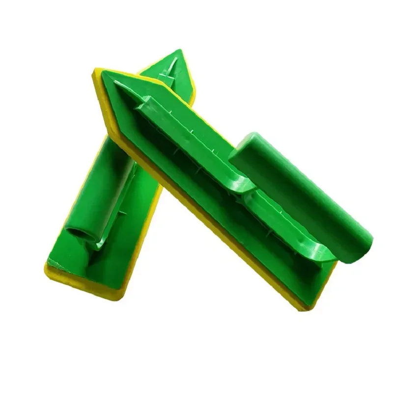 1PC Tile Caulking Trowel Masonry Hand Builders Sponge Plastic Trowel Caulking Agent Scraper Decoration Sewing Tool Accessories