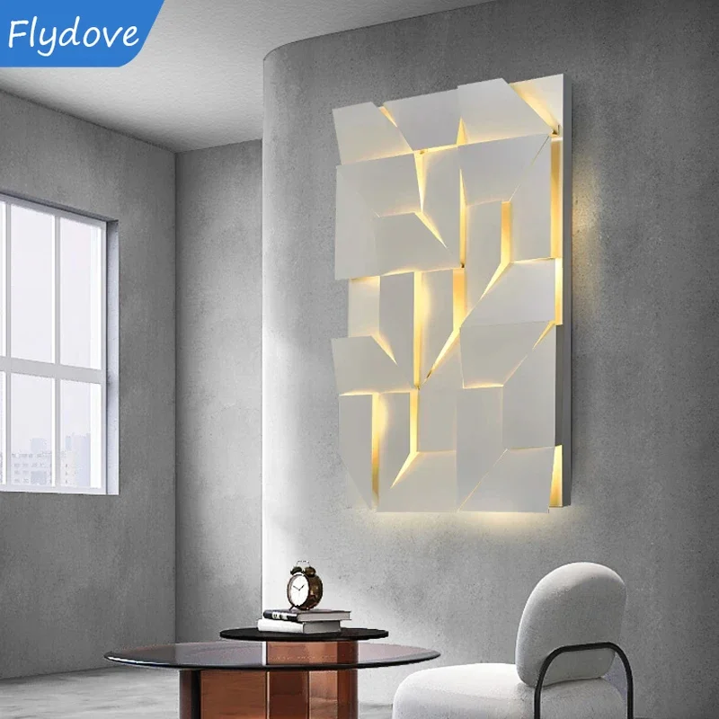 

Creative Art Design Led Wall Lamp Living Bedroom Light Dining Room Hallway Resturant Hall Wall Sconce Indoor Decor