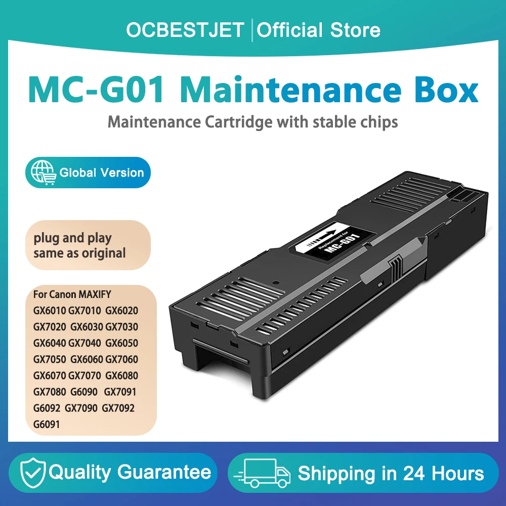 

MC-G01 Картриджи для обслуживания принтера Canon MAXIFY GX6010 GX7010 GX6020 GX7020 GX6030 GX7030 GX6040 GX7040 GX6050 GX7050