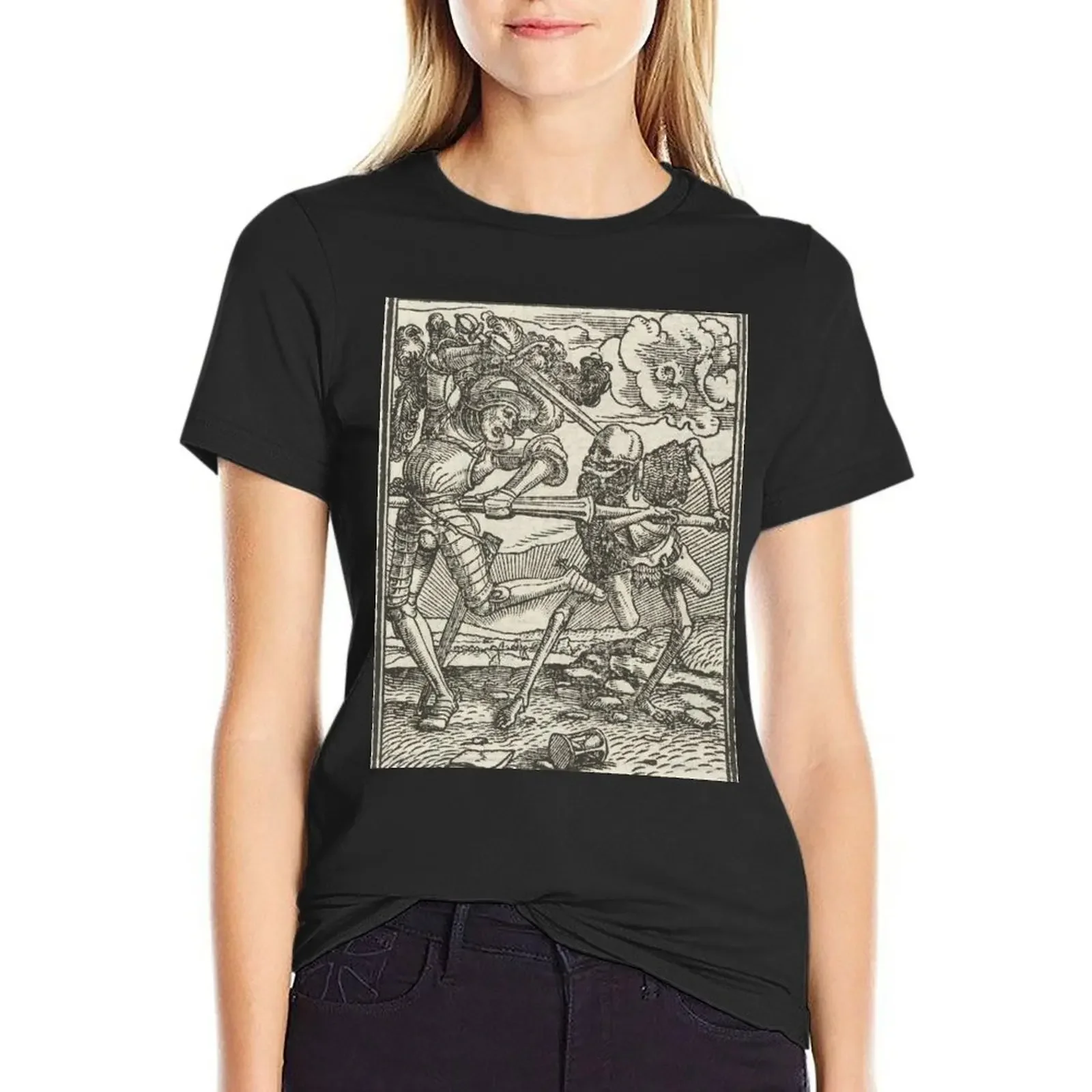 

The Dance of Death - Hans Holbein T-Shirt customizeds new edition sweat oversized clothes for woman