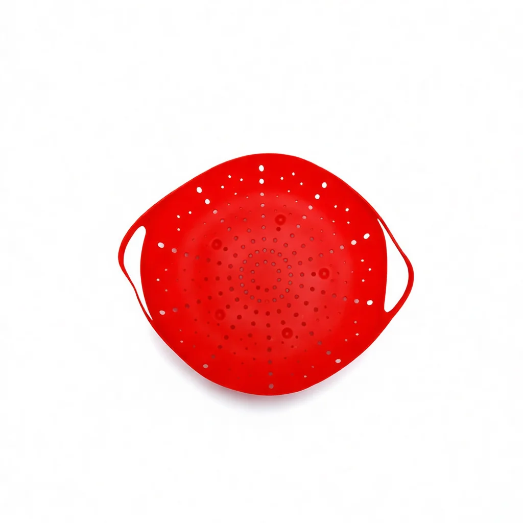 Silicone Steamer Basket - Kitchen Silicone Steamer Basket Folding Vegetable