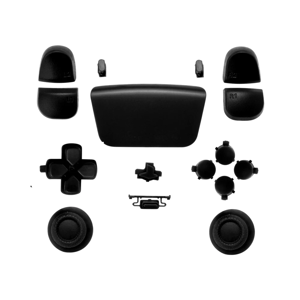 أزرار مفاتيح بوظيفة اتجاه D-Pad عبر ، عصا تحكم لوحة اللمس ، غطاء قبضة لسوني بلاي ستيشن 5 ، PS5 Dualshock ، L1 ، R1 ، L2 ، R2