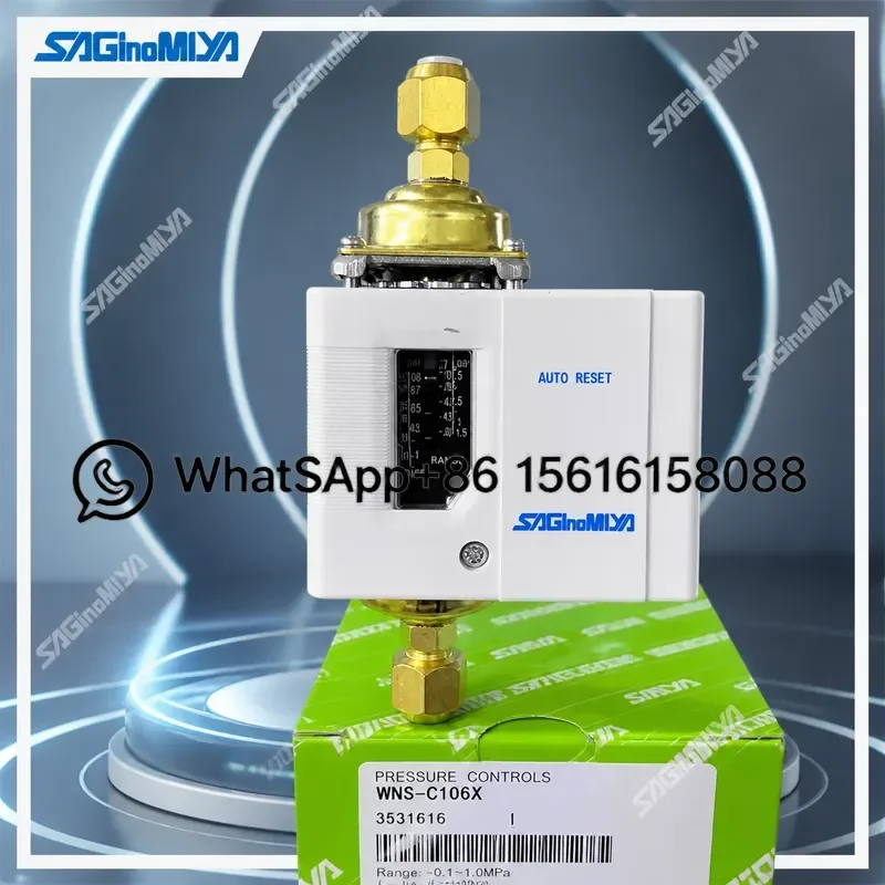 Original Saglnomlya Differential Pressure Controller WNS-C102X ONS-C106 WNS-C106X HVAC Air Flow Switch Sensor for Ventilation