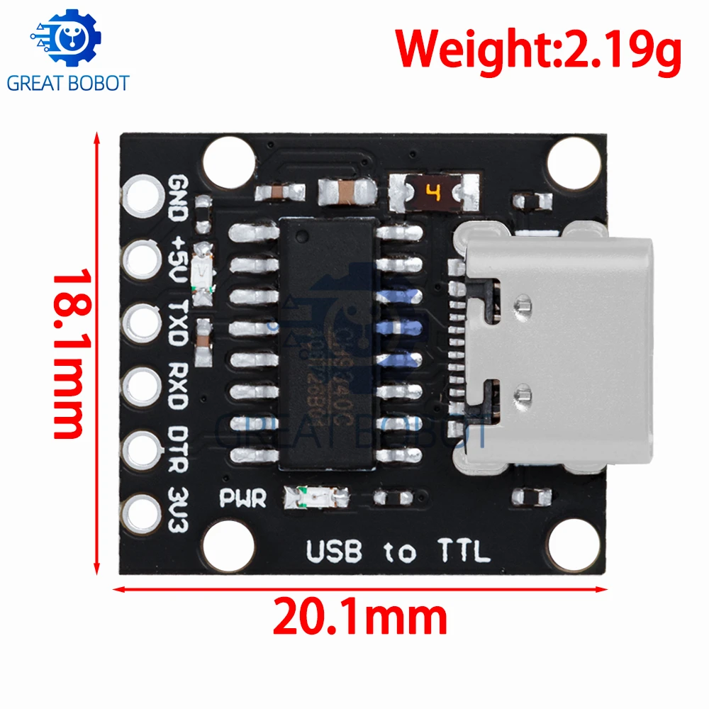 SOP8 CH340N USB to TTL Converter Adapter Module