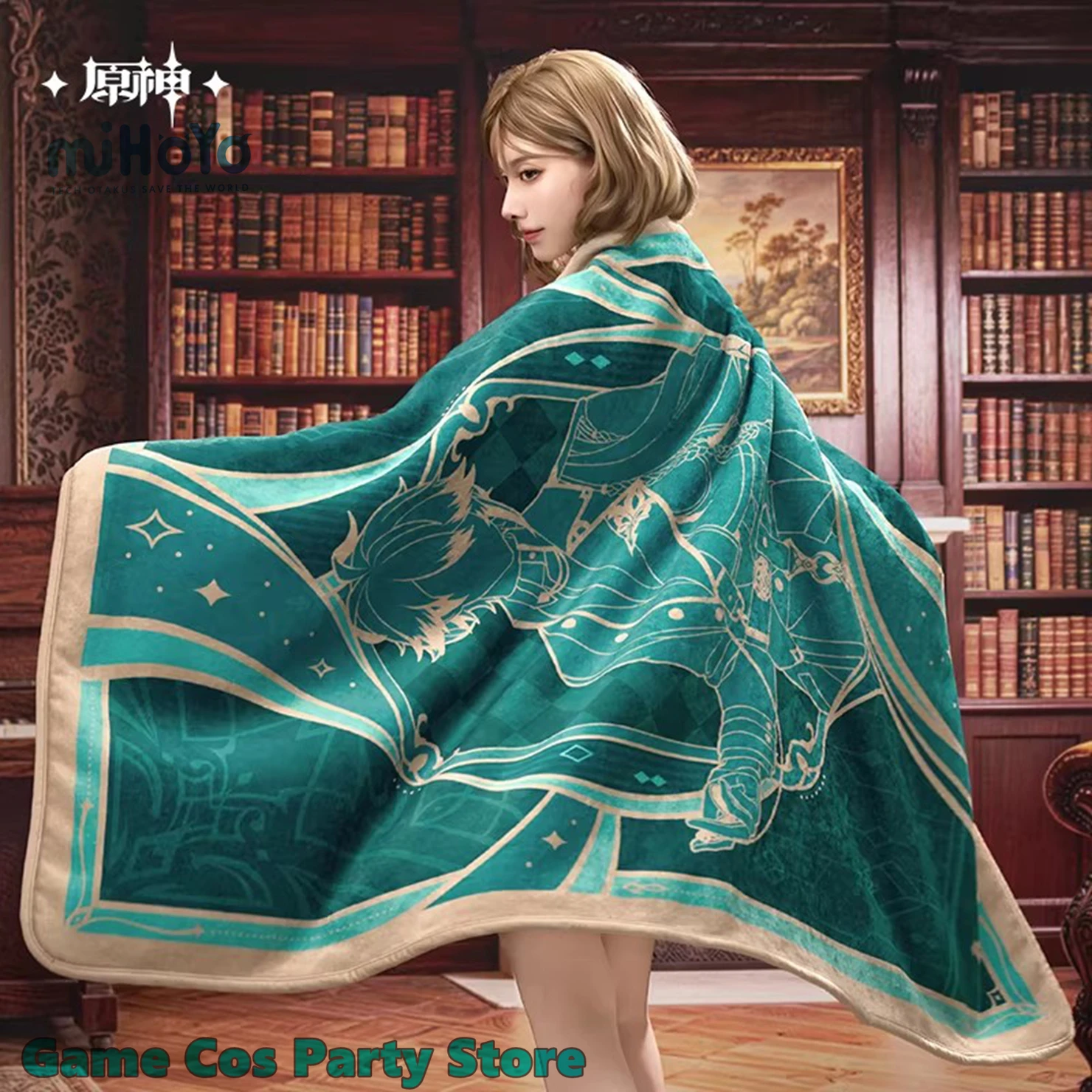 [Genuine] Alhaitham Anime Peripheral Genshin Impact RESPLENDENT FEAST Blanket Pillow Set Badge Stand Game Cosplay Accessories