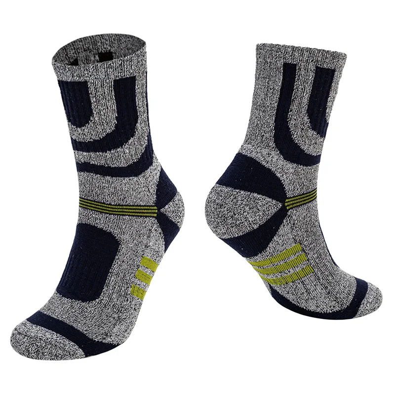 Chaussettes d'équipage de sport pour hommes, chaussettes mi-tube coordonnantes, dépistolet ant de football de basket-ball, rinçage de protection, extérieur, été, ensemble de 3 paires