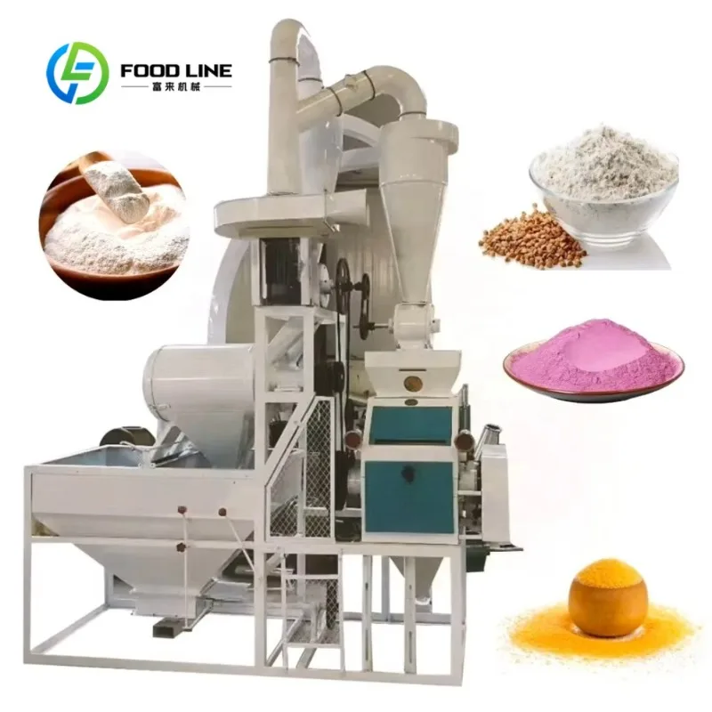 High Efficiency Automatic Grain Flour Milling Machine Industrial Wheat Corn Maize Flour Mill Support Customization