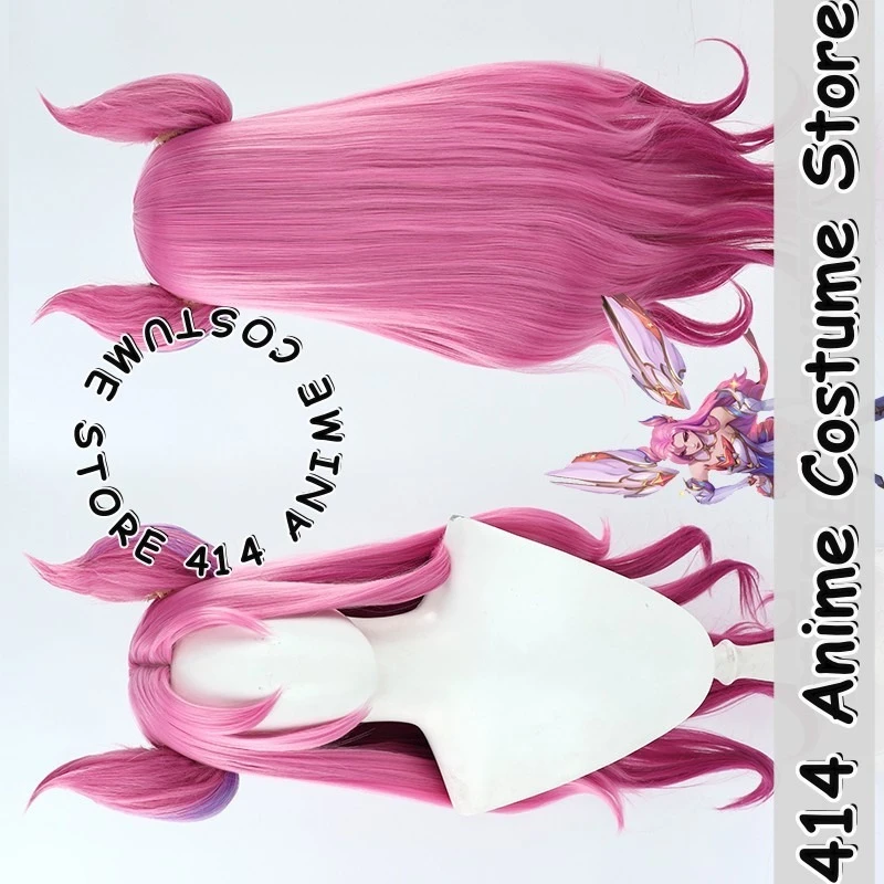 

Game & Anime Kai'Sa Cosplay Wig LoL Star Guardian Heat-Resistant Fiber Synthetic Hair