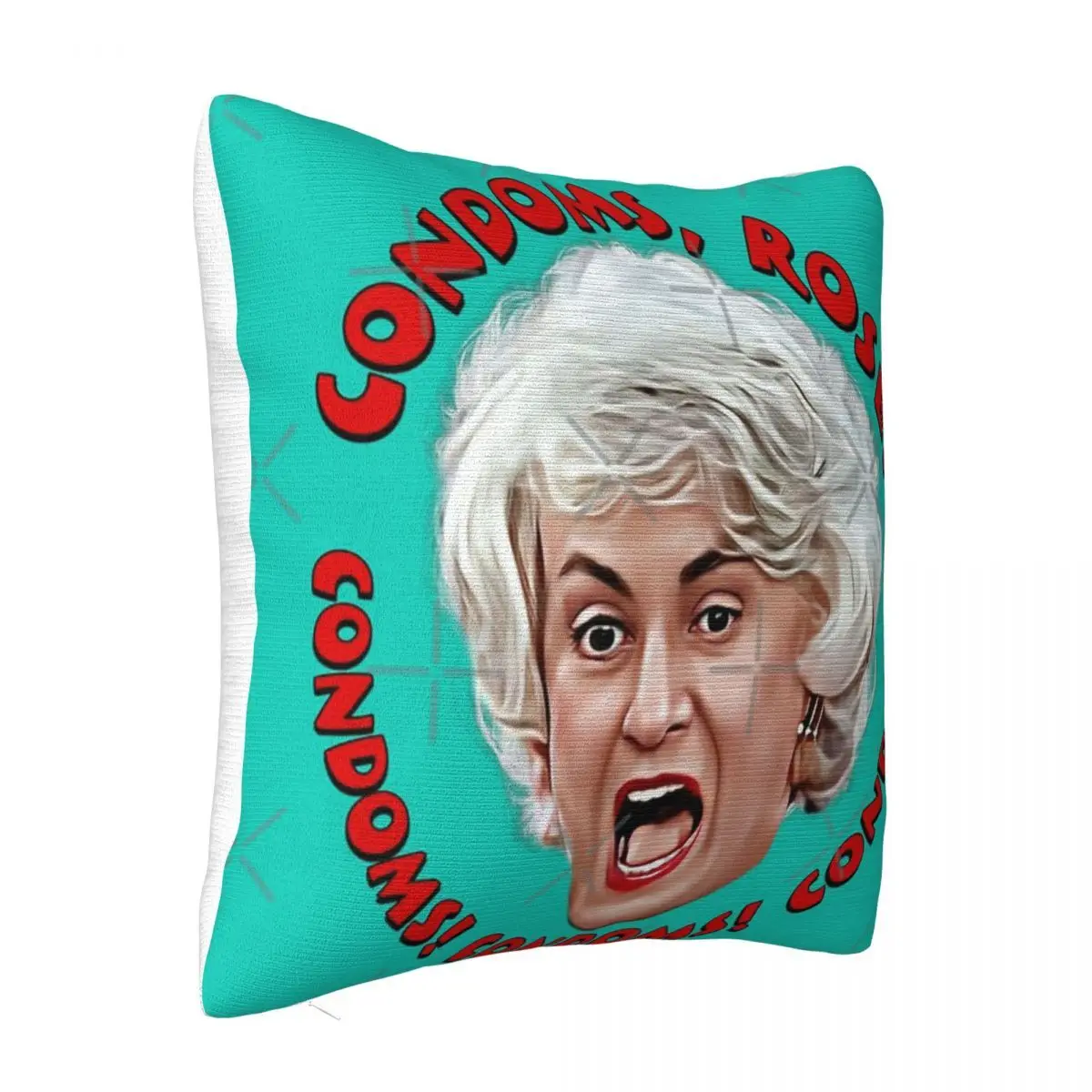 Golden Girls- Condoms Rose Pillow Cover Home Decor Items Room Decorating Items Pillow Case Pillow Cover