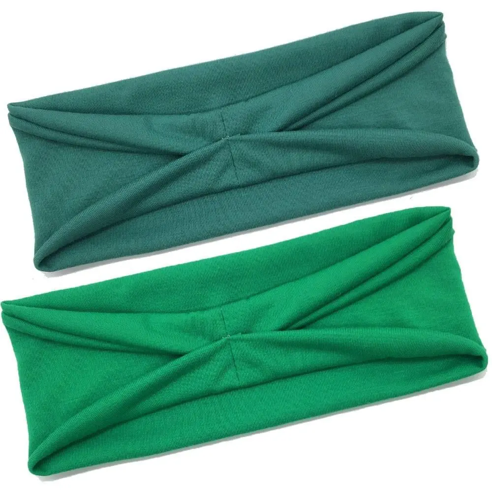 

19 Colors Accessories Absorbent Yoga Hair Bands Cycling Head Band Sport Sweat Headband Athlete Sweatband